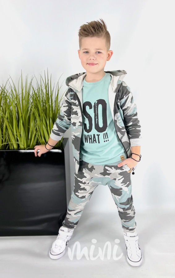 Mint army baggy tepláky