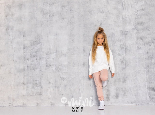 WOLF SOUL puff mikina cream
