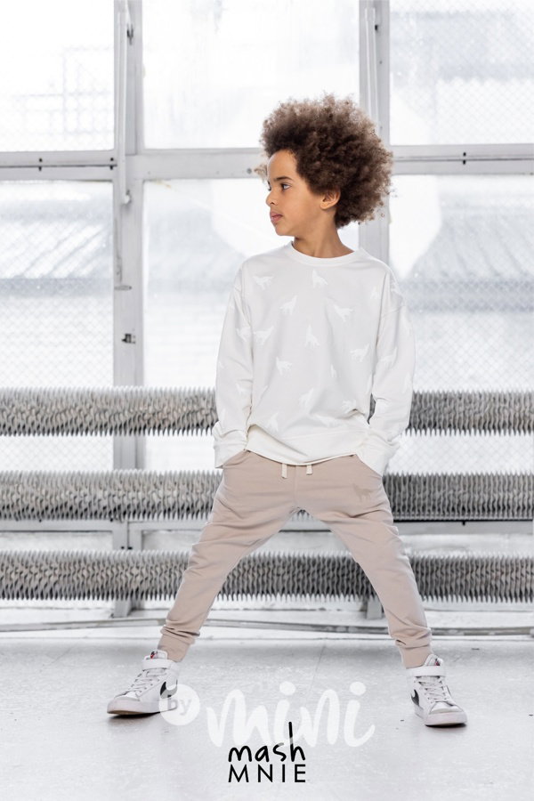 WOLF SOUL jogger tepláky beige *MashMnie*