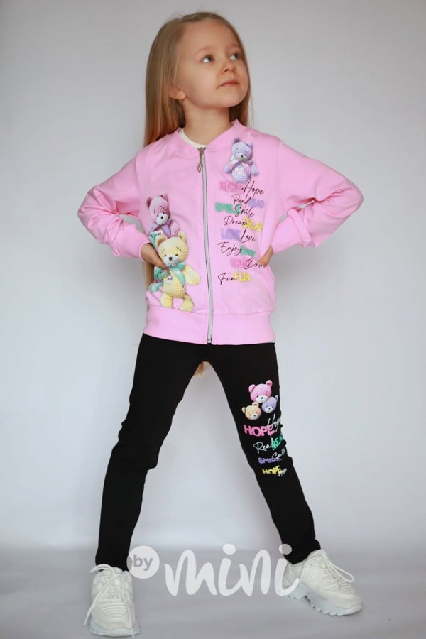 Teddies 3-dílný set pink