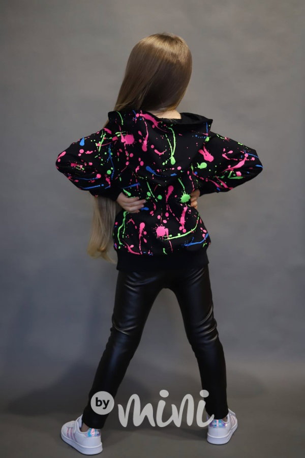 Neon splash mikina
