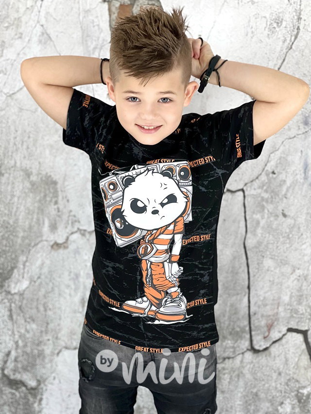 Bad panda triko black