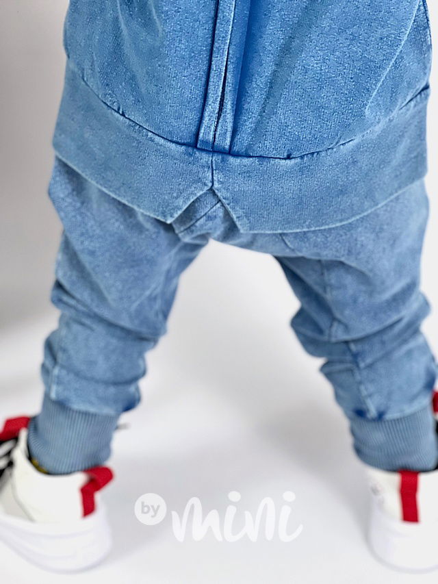 Despacito baggy acid wash blue