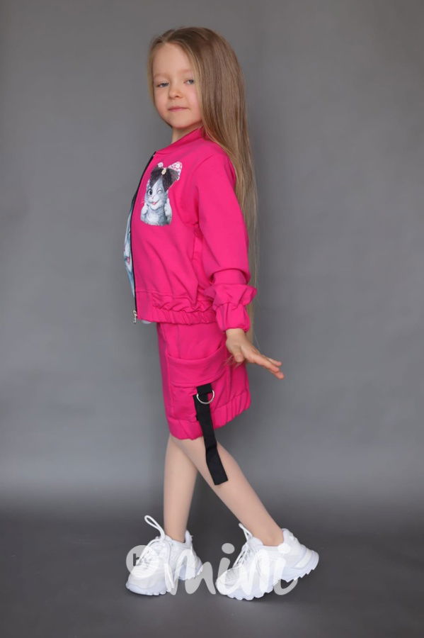 CAT 3-dílná souprava malina