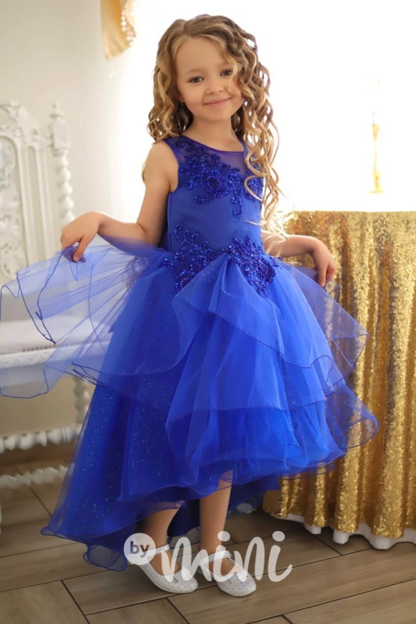 PREMIUM luxusní šaty royal blue