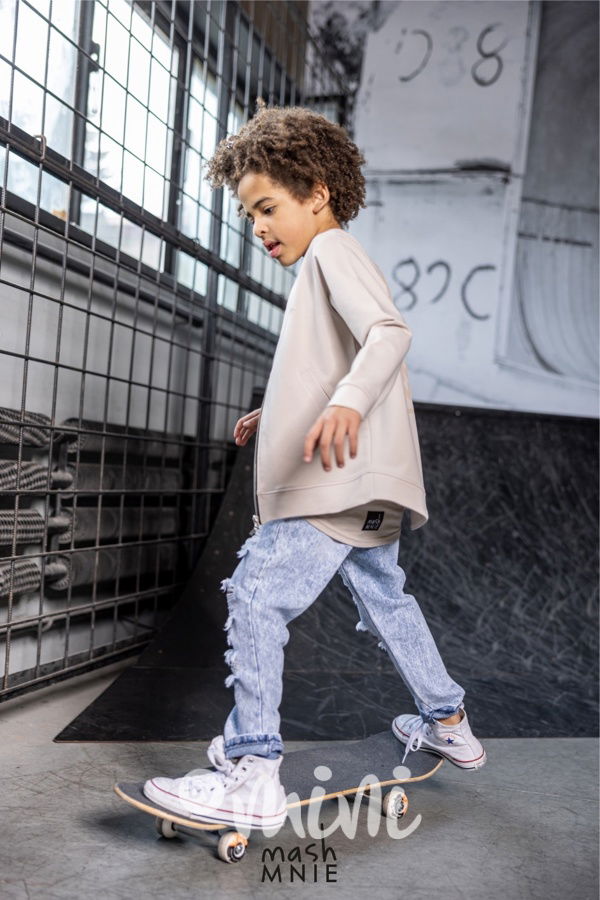 Wolf bomber mikina beige *MashMnie*