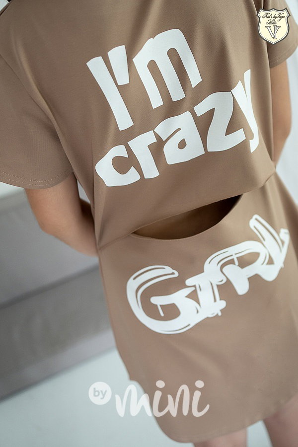 Voga letní šaty CRAZY beige