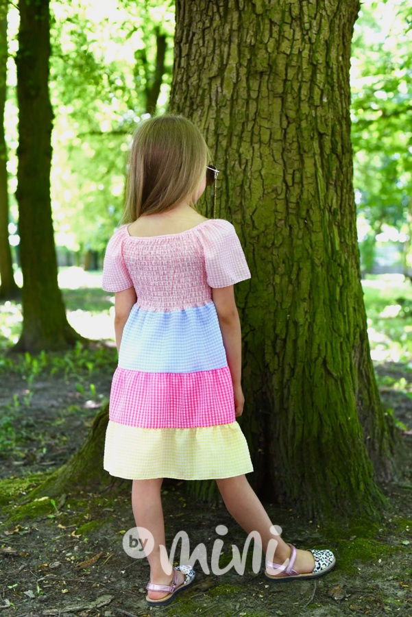 Patchwork letní šaty