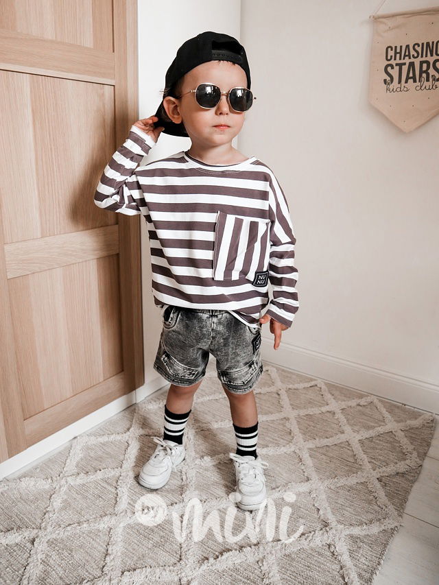 NUNU vintage black kraťasy