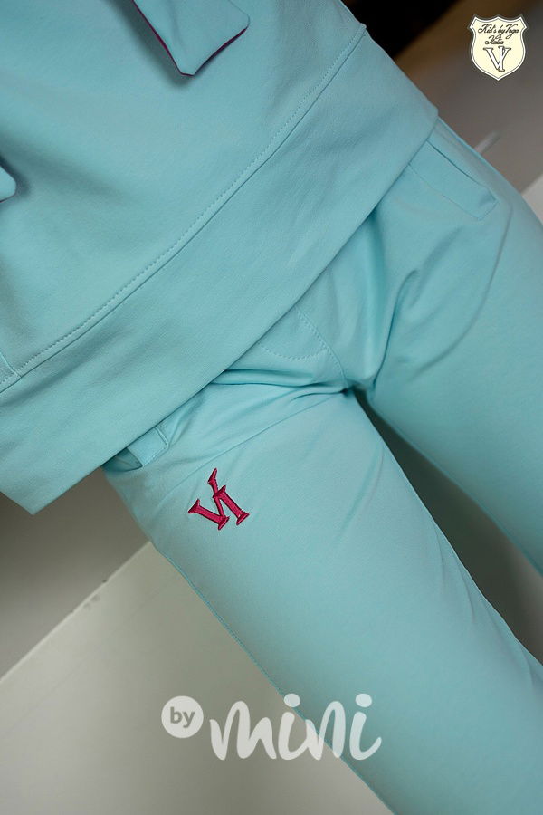 Voga tepláky tyrkys