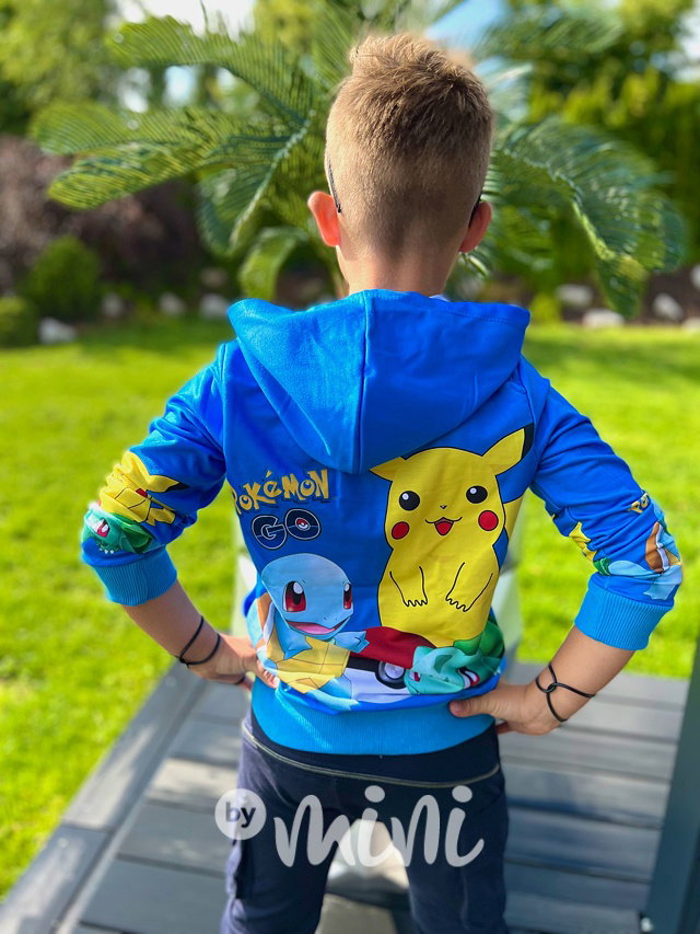 Pokemon mikina GO blue