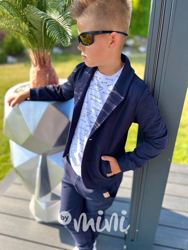 Mikinové sako dark blue