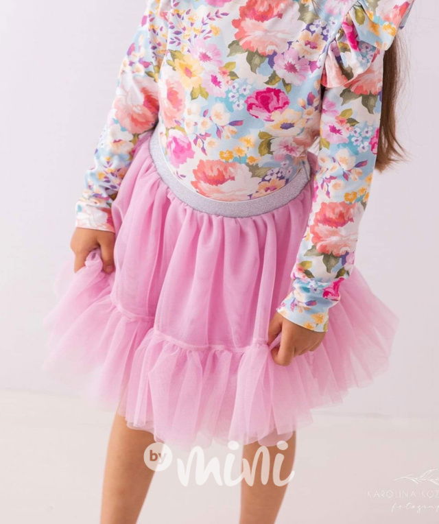 Candy pink maxi tutu sukně Lily Grey