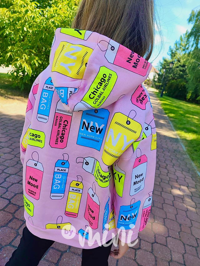 NEW hoodie mikina pink