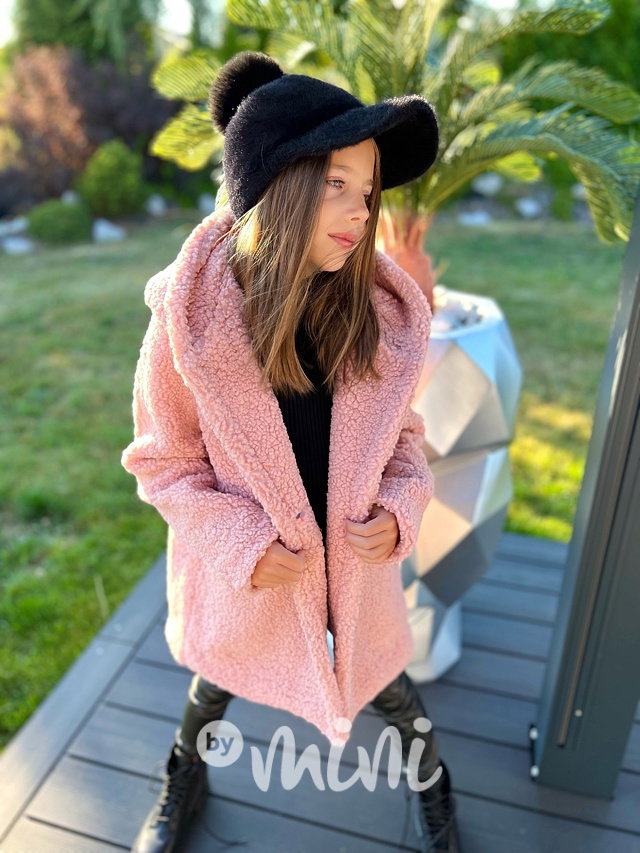 Alpaka kabát pink