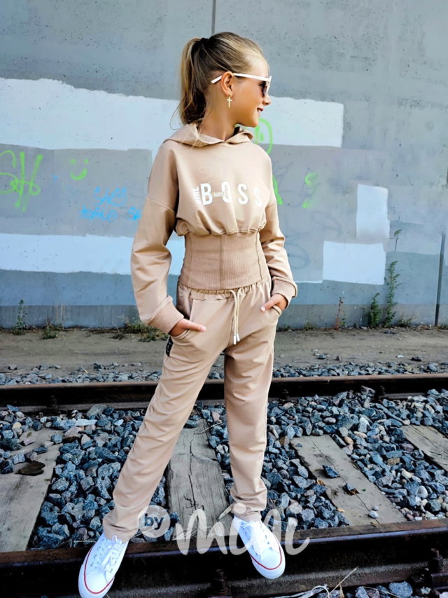 BOSS designová souprava beige