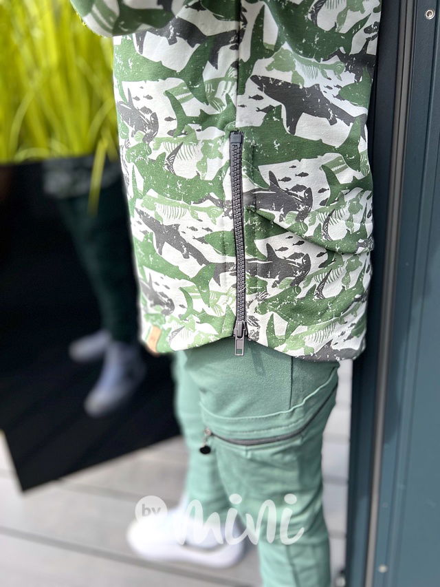 Shark mikina se zipy