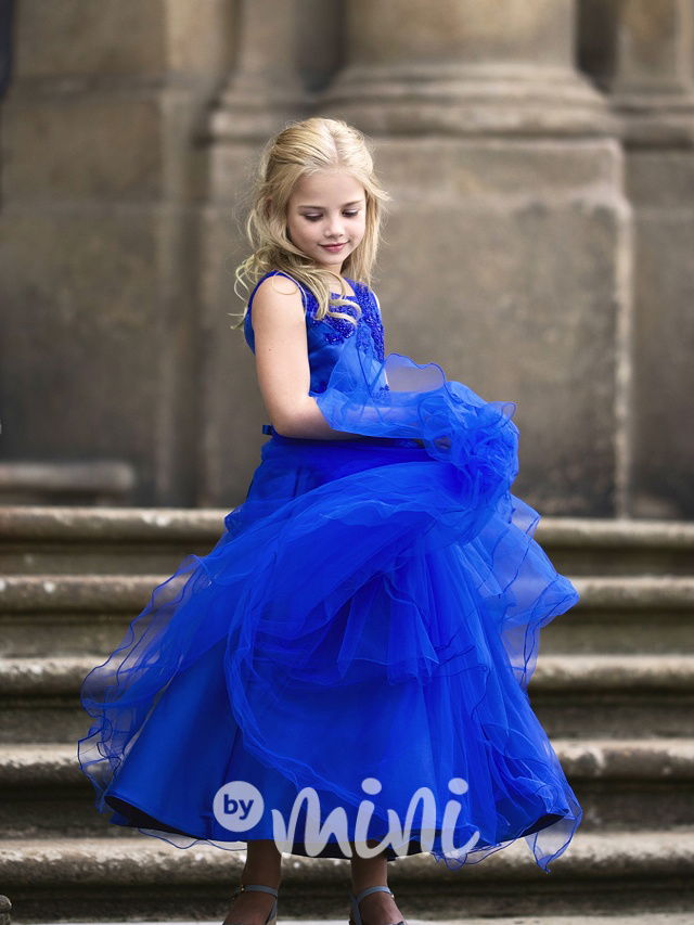 PREMIUM luxusní šaty royal blue