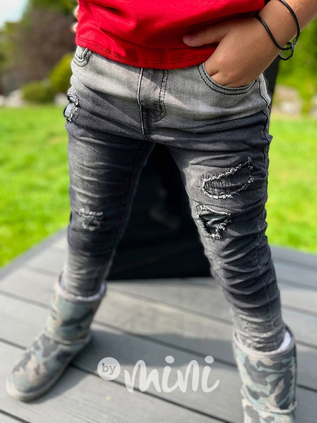 Ripped ombre jeans