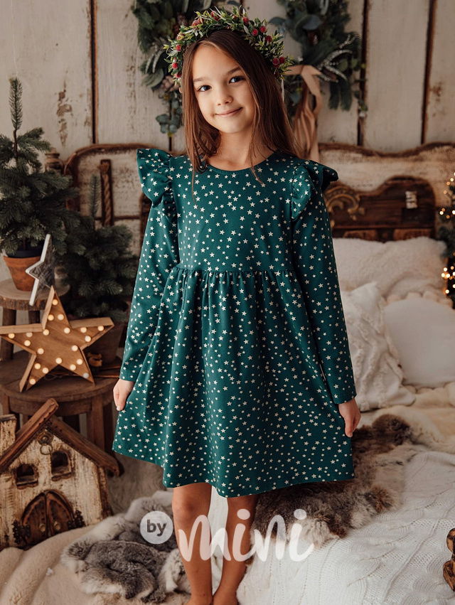 Lily Grey sváteční šaty hvězdy smaragdové