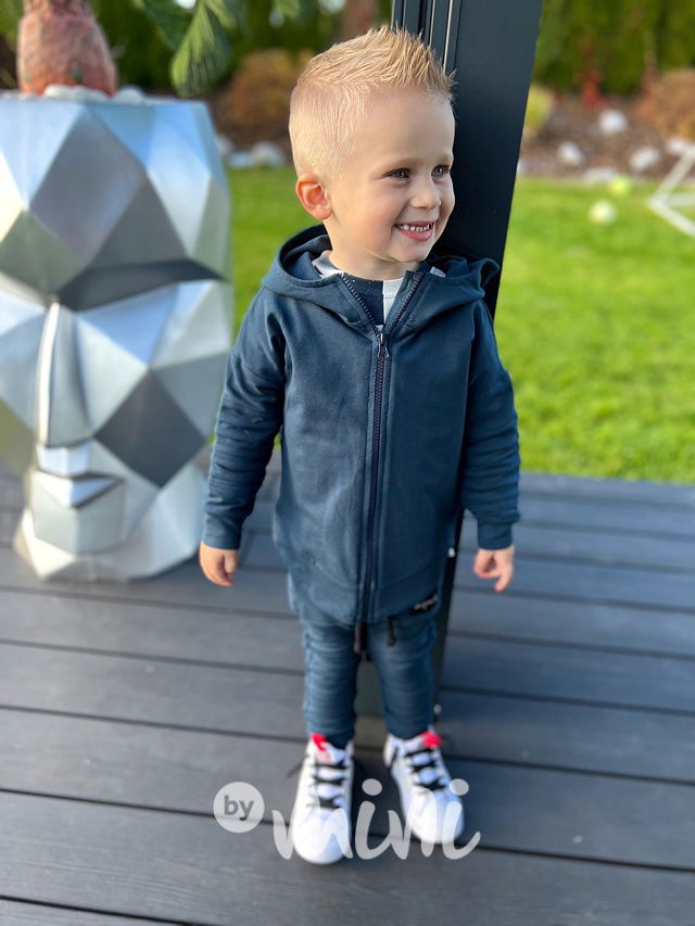 DESPACITO biker tepláky petrol blue