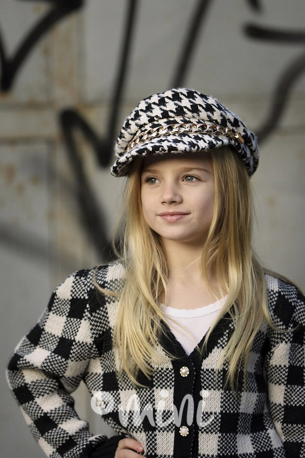 Pepitka baker boy čepice