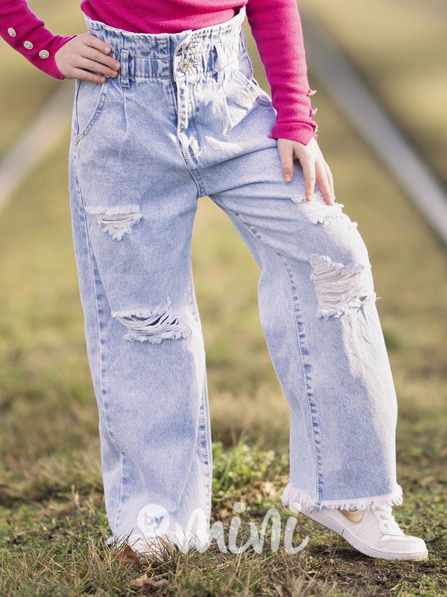 Exclusiv fashion jeans široké nohavice