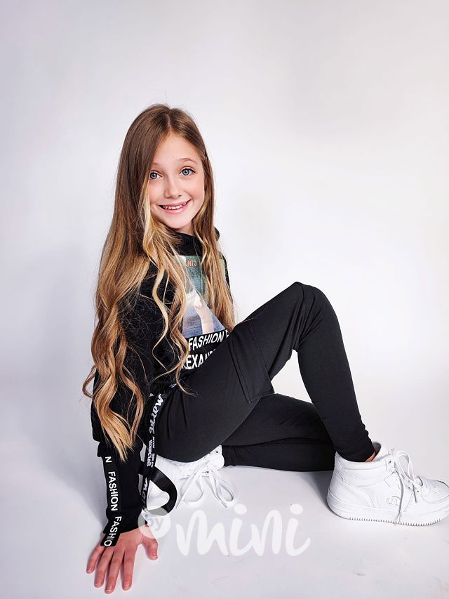 Fashion mikina černá