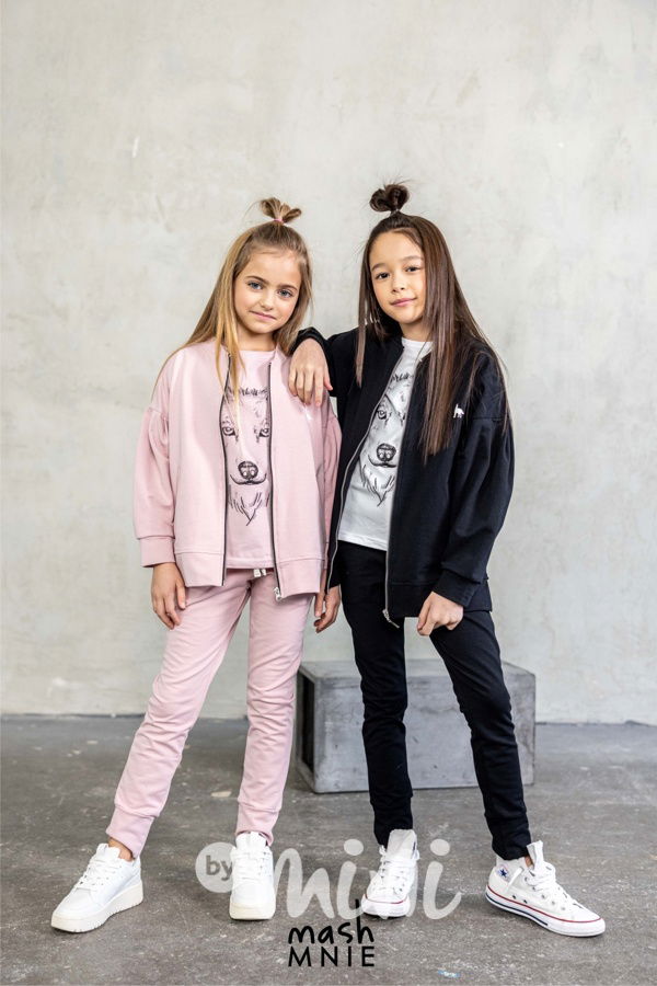 Mash Mnie tepláky WOLF růžové