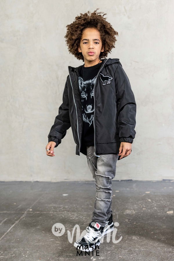 Mash Mnie jeansy dark záplaty