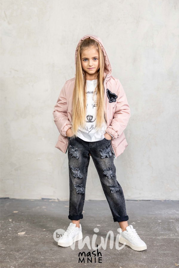 Mash Mnie ripped jeans dark