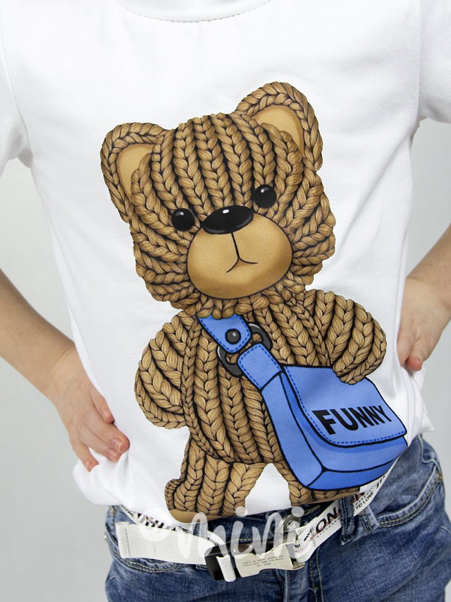 Funny teddy triko