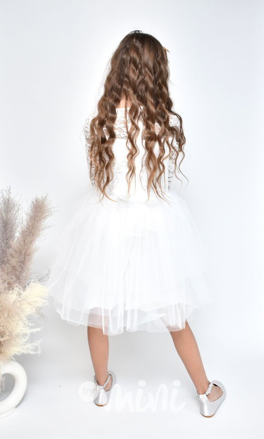 Slavnostní společenské šaty bílé