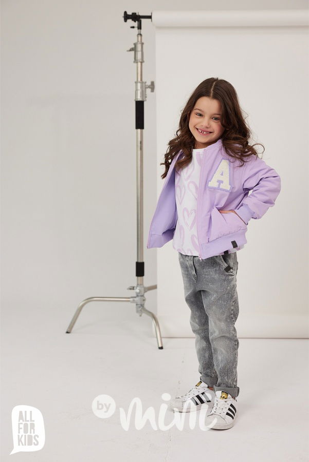 AFK bomber bunda fialová