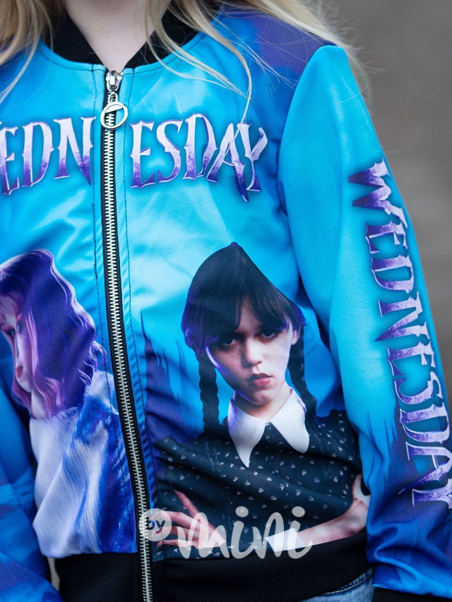 Wednesday a Enid mikina blue