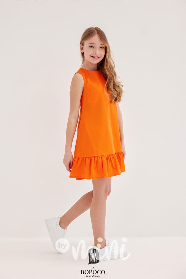 Summer šaty Mini me pomerančové