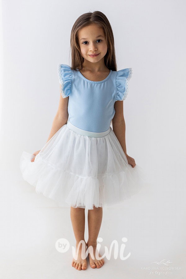 White maxi tutu sukně Lily Grey