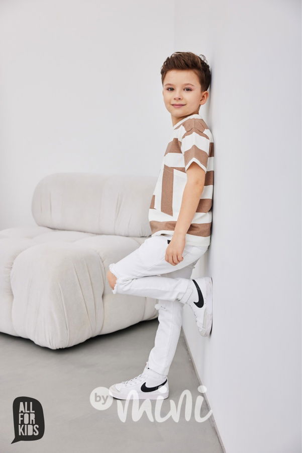 AFK ripped jeans white