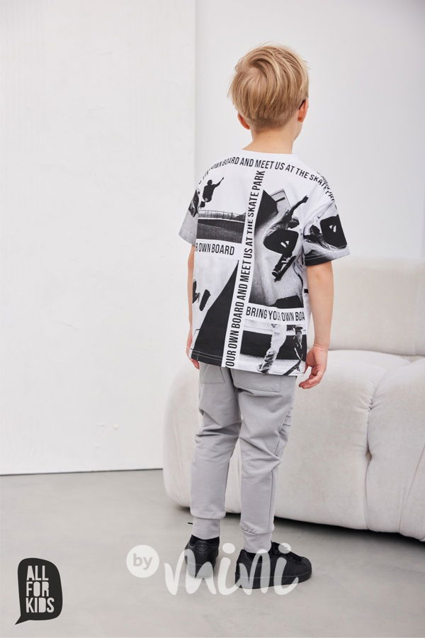 AFK biker jogger šedé