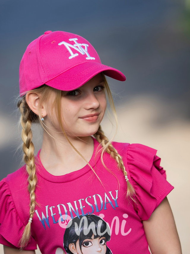 NY kšiltovka malinová