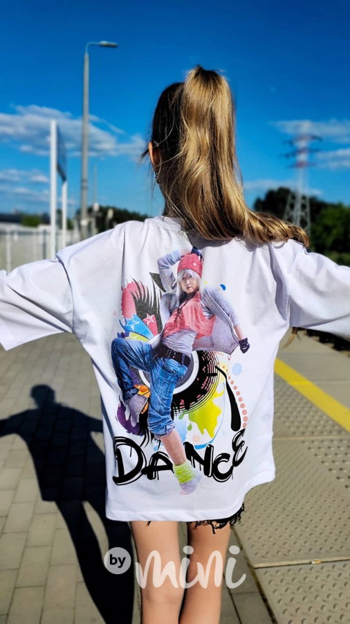 Dance triko bílé