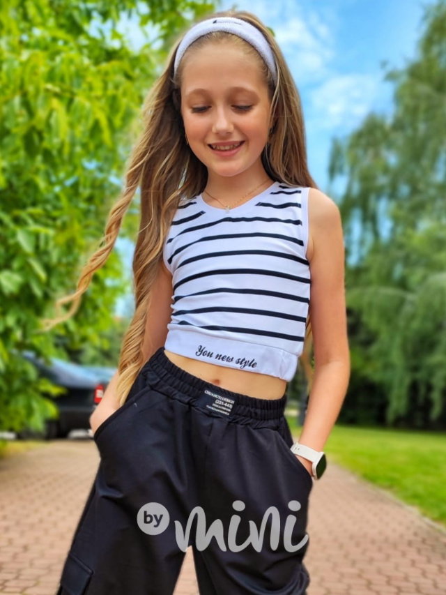 Crop top stripes