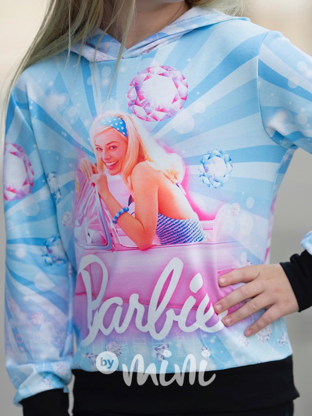 Mikina Barbie hoodie blue