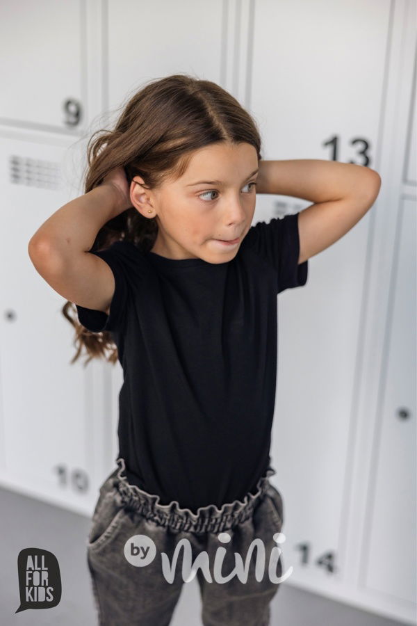 Blůzka s řasením black