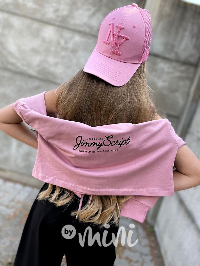 2v1 Lounge mikina + top pink