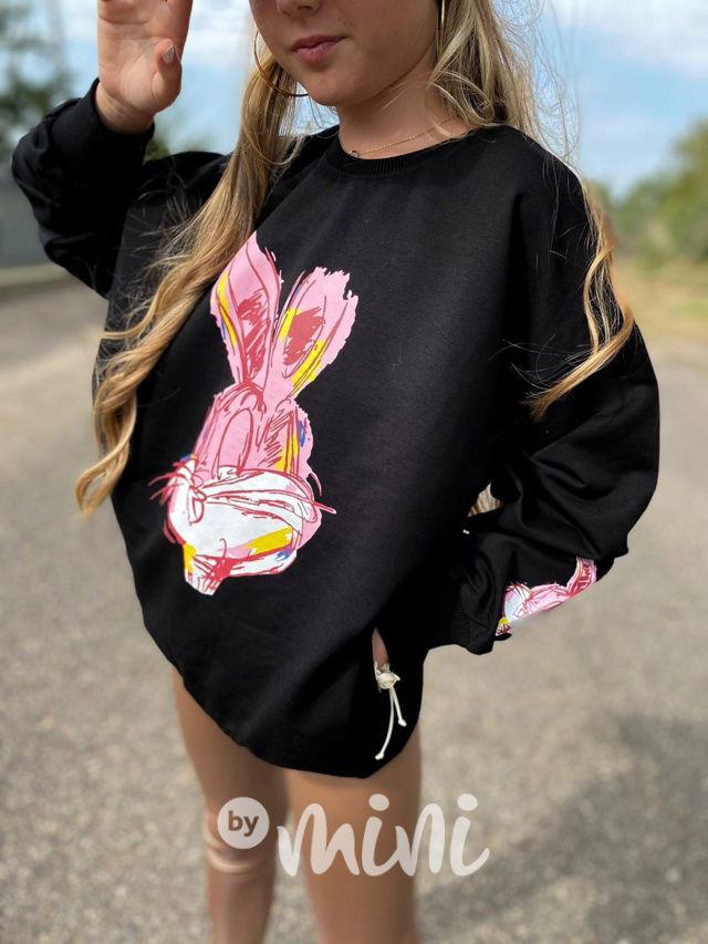 Bunny mikina black