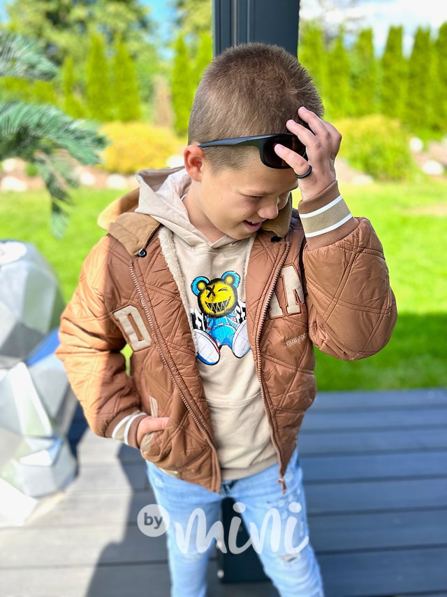Crazy teddy mikina béžová