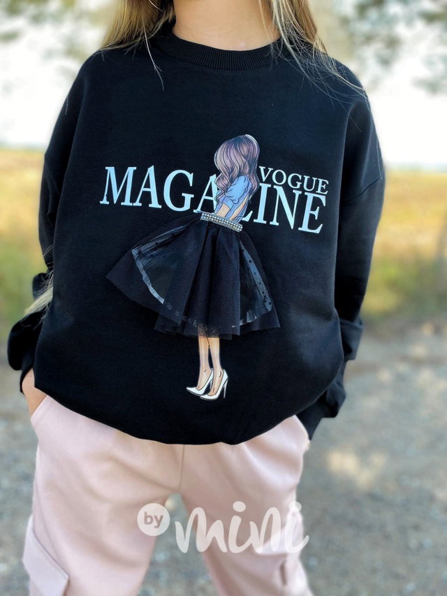 Vogue mikina černá
