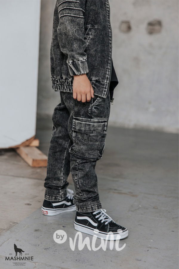 Mash Mnie cargo black jeans