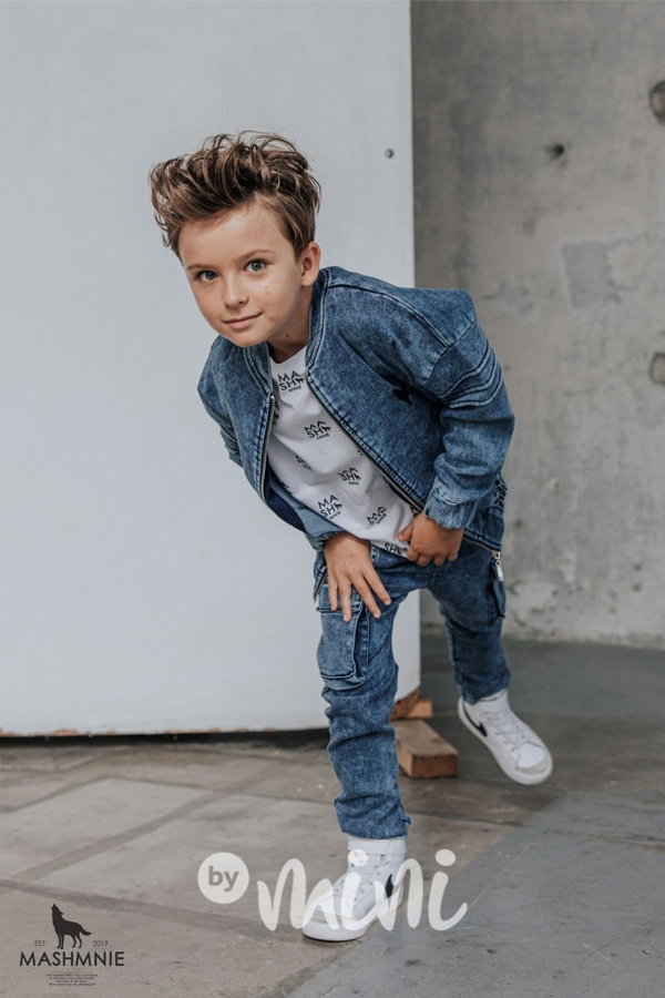 Mash Mnie cargo blue jeans